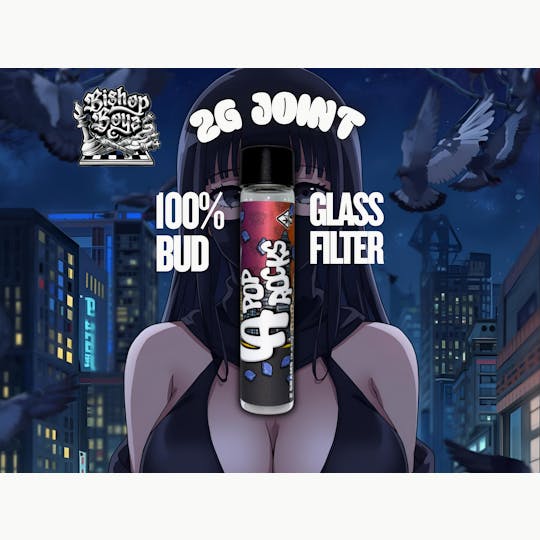 Bishop Boyz - Bishop Boyz 2g All Bud Preroll w/ Glass Tip LA Pop Rocks - 1