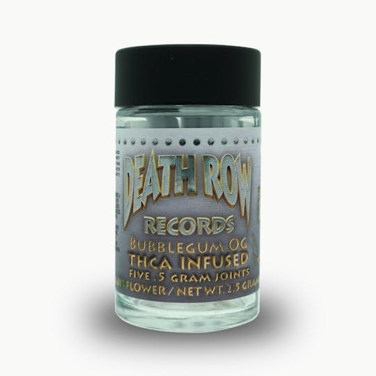Crown Genetics - Death Row - Bubble Gum - THC-A Infused Prerolls - 1