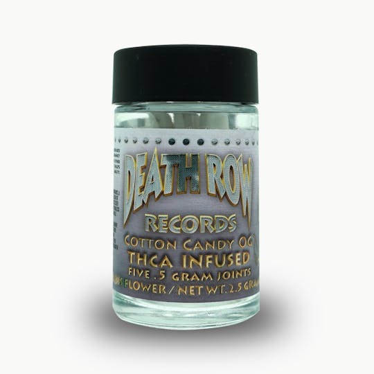 Crown Genetics - Death Row - Cotton Candy - THC-A Infused Prerolls - 1