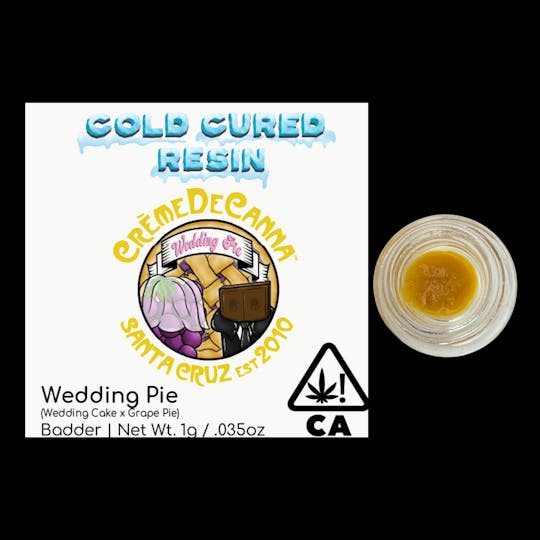 Crème De Canna - Creme De Canna - Cold Cured Resin - Badder - Wedding Pie - 1g - (I) - 4220 - 1