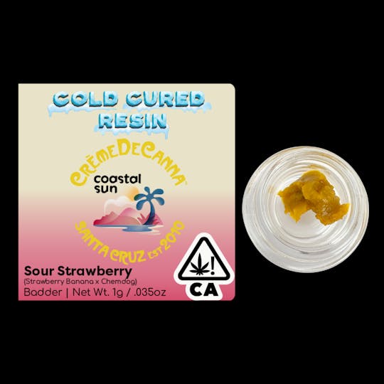Crème De Canna - Creme De Canna - Coastal Sun - Diamond Badder - Sour Strawberry 1g (S) - 1