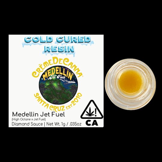 Crème De Canna - Creme De Canna - Diamond Sauce - Medellin Jet Fuel - 1g - (S) - 1