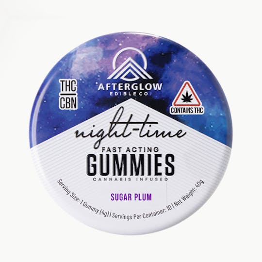 Afterglow - Afterglow | Sugar Plum Night Time Nano Infused Gummies | 100mg - 1