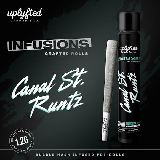 Uplyfted Cannabis Co - 1.2g Bubble Hash Infused Pre-Roll - Canal St. Runtz - 1