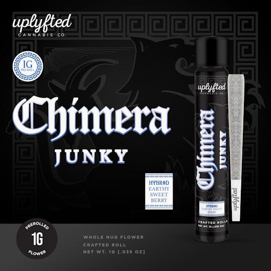 Uplyfted Cannabis Co - Chimera Junky 1g Pre-Roll - 1