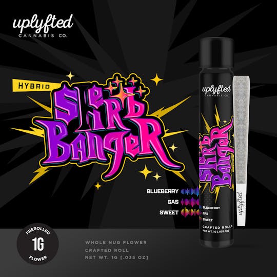 Uplyfted Cannabis Co - Sherb-Banger 1g Pre-Roll - 1