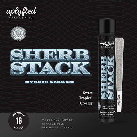 Uplyfted Cannabis Co - Sherb Stack 1g Pre-Roll - 1
