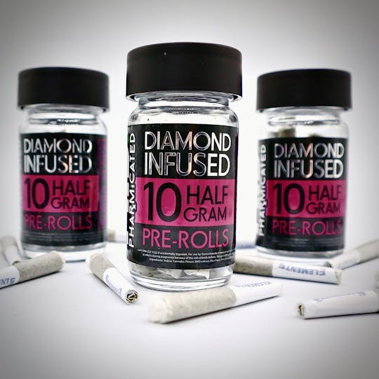 Pharmicated - PhD 0.5G Diamond Infused 10 Pack- Bubba Slapz (I) - 1