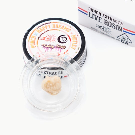 Punch Edibles & Extracts - Dulce De Papaya Tier 4 Live Rosin Cold Cure Badder (1g) - 1