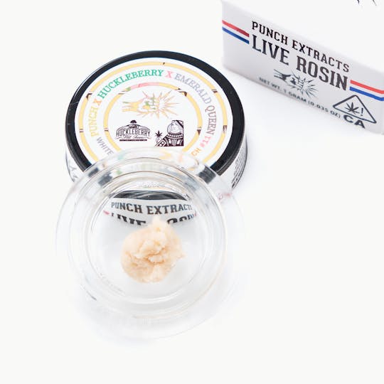 Punch Edibles & Extracts - Whitethorn x Banana Punch #11 Tier 1 Live Rosin Cold Cure Badder (1g) - 1