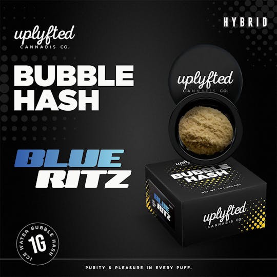Uplyfted Cannabis Co - 1g Bubble Hash Concentrate - Blue Ritz - 1