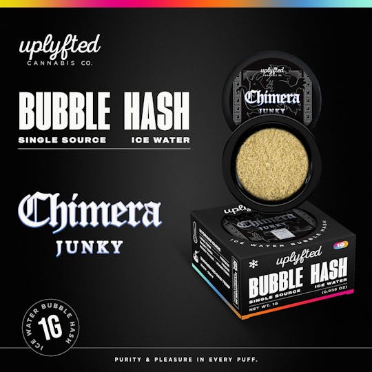 Uplyfted Cannabis Co - 1g Bubble Hash Concentrate - Chimera Junky - 1