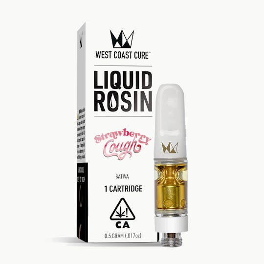 West Coast Cure - Strawberry Cough Liquid Rosin Cartridge - 0.5g - 1
