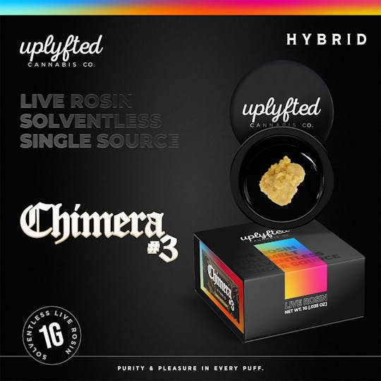 Uplyfted Cannabis Co - Live Rosin 90u- Chimera #3 - 1