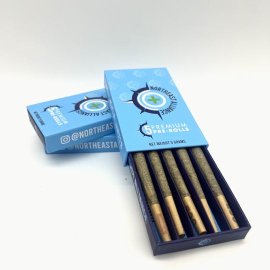 Northeast Alliance - 5 Gram Pre-Roll Pack Grape Cream Cake - 1