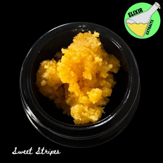 Elixir Extracts - Sweet Stripes Cured Resin Baller Jar (3.5G) - 1