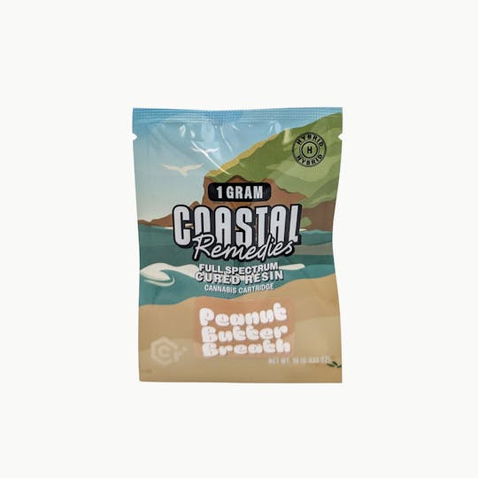 Coastal Remedies - Peanut Butter Breath | 1g Cured Resin Cartridge | Coastal Remedies - 1