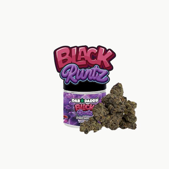 Dab Daddy Ⓡ - Black Runtz Flower Dab Daddy® 3.5g Premium Indoor Flower - 1