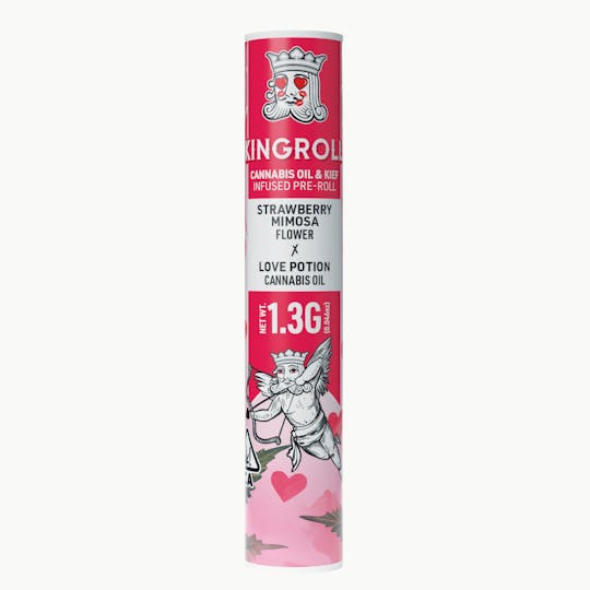 Kingroll - Kingroll 1.3g Single Strawberry Mimosa x Love Potion Valentines Day LTO - 1