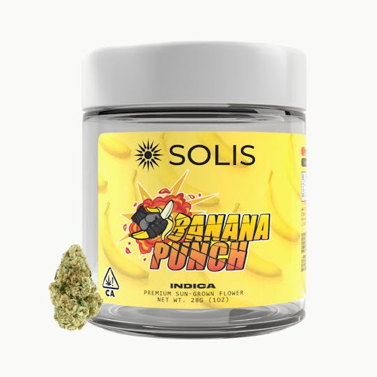 Solis - Banana Punch | Jarred Flower (28g) | Indica - 1