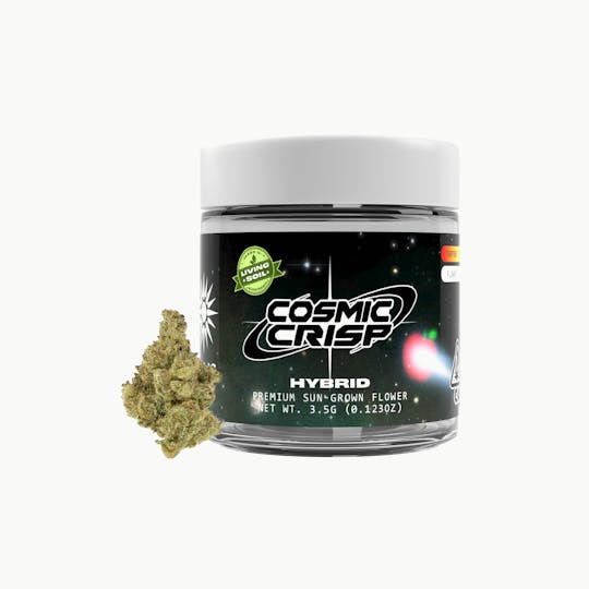 Solis - Cosmic Crisp | Jarred Flower (3.5g) | Hybrid - 1