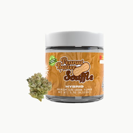 Solis - Peanut Butter Souffle | Jarred Flower (3.5g) | Hybrid - 1