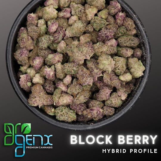 GroGenx - GroGenx - FLOWER (SMALLS) - BLOCK BERRY - 1