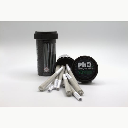 Pharmicated - PhD 20-1g Pre-Roll - Hybrid (H) - 1
