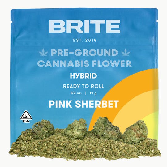 Brite Labs - BRITE Pre-Ground Flower (14g) - H - Pink Sherbet - 1