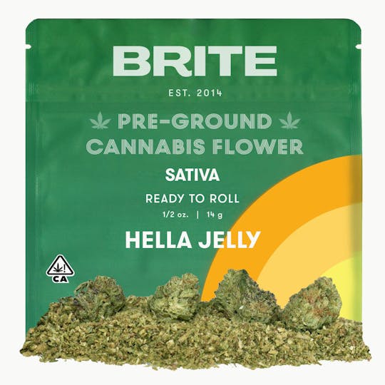 Brite Labs - BRITE Pre-Ground Flower (14g) - Sativa - Hella Jelly - 1