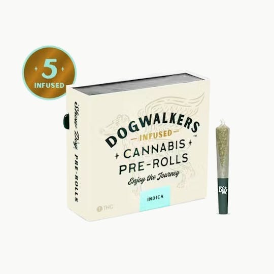 Dogwalkers - Dogwalkers Animal Face 5 Pack Mini Show Dogs Infused Pre Rolls .45g - 1