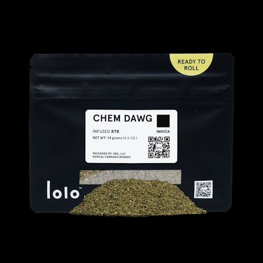 lolo - Chem Dawg | Indoor Kief Infused Ready To Roll | 14g - 1