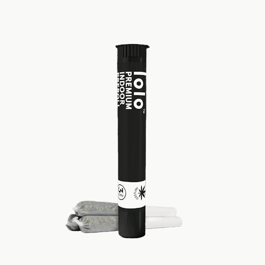 lolo - Dark Star Crunch | 3 Indoor Hash Infused Prerolls | 0.5g Each - 1