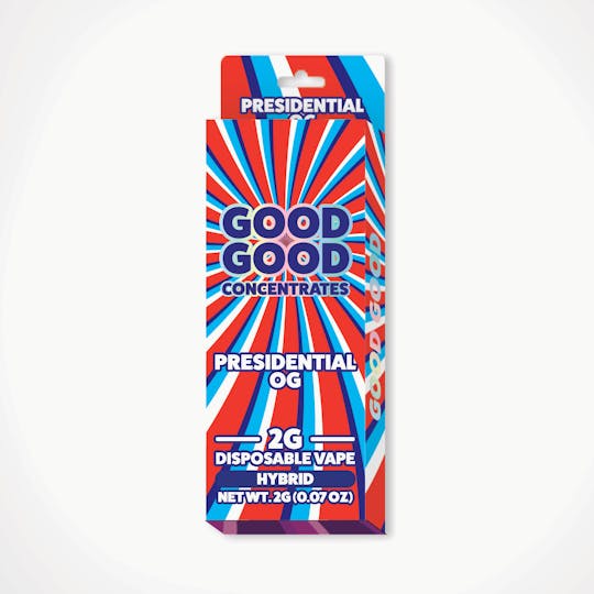 Good Good - Presidential OG 2g Disposable - 1