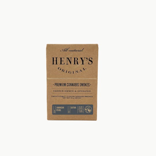 Henry's Original - 14g Total 28-Pack Pre-Rolls (.5g each) - Jamaican Pearl - 1