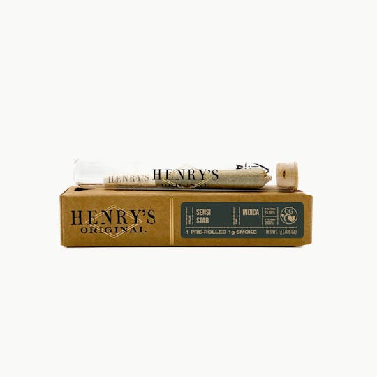 Henry's Original - 1g Single Preroll- Sensi Star - 1