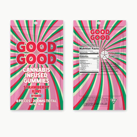 Good Good - Strawberry Kiwi 200mg Gummies - 1