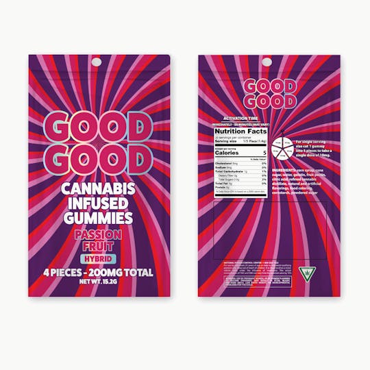 Good Good - Passion Fruit 200mg Gummies - 1