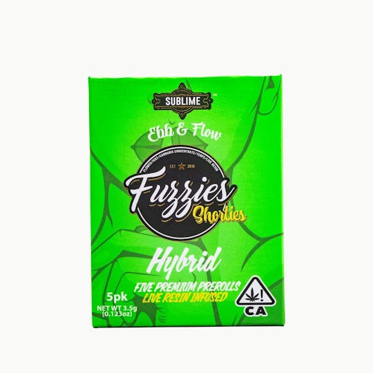 Fuzzies - Fuzzies Live Resin 3.5g 5-Pack Infused Pre-Rolls Headband Hybrid - 1
