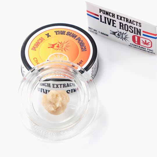 Punch Edibles & Extracts - Cherry Paloma Badder Gold Tier Live Rosin Cold Cure Badder (1g) - 1