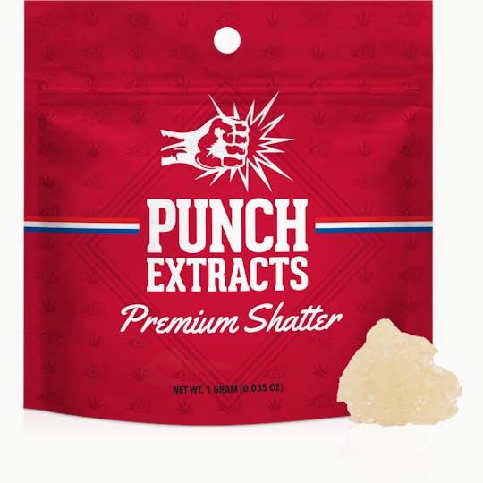 Punch Edibles & Extracts - Rainbow Runtz BHO Shatter (1g) - 1