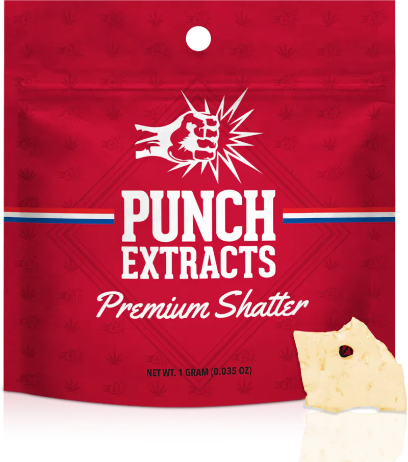 Punch Edibles Georgia Pie BHO Shatter (1g) concentrate