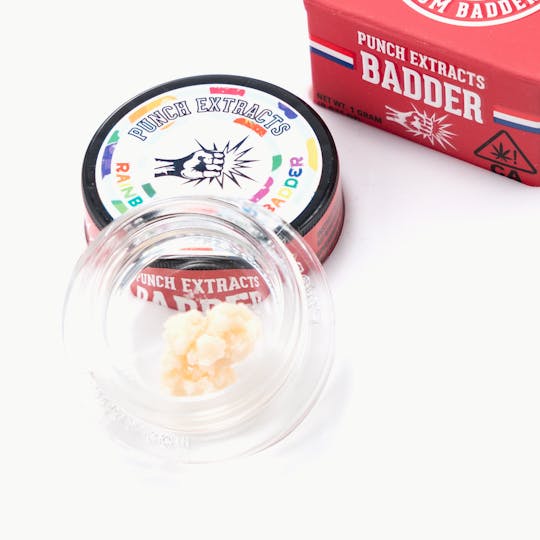 Punch Edibles & Extracts - Rainbow Runtz BHO Badder (1g) - 1