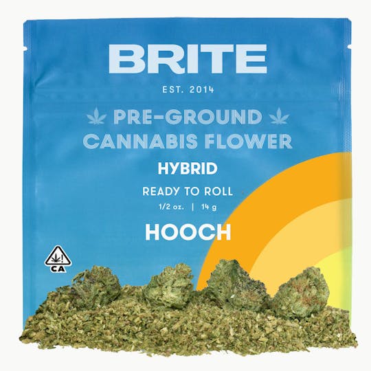 Brite Labs - BRITE Pre-Ground Sun-Grown Flower (14g) - Hybrid - Hooch - 1