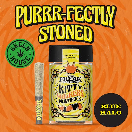 The Freak Brothers - Kitty Walkers Joints 3.5g - Blue Halo - Freak Brothers - 1