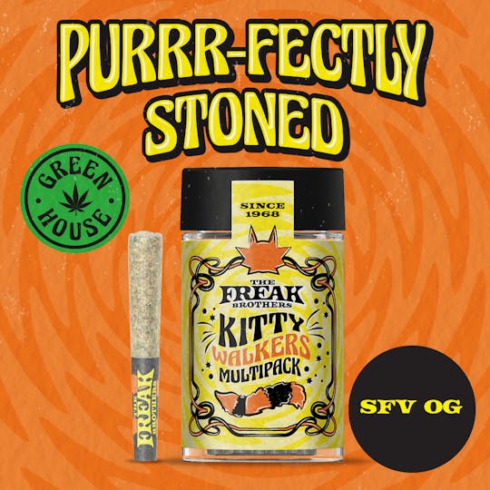 The Freak Brothers - Kitty Walkers Joints 3.5g - SFV OG - Freak Brothers - 1