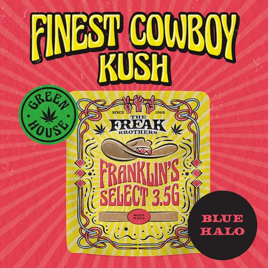 The Freak Brothers - Franklin's Select 3.5g - Blue Halo - Freak Brothers - 1