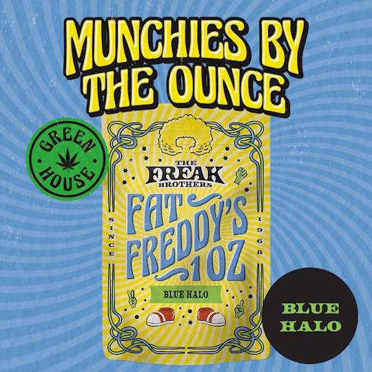 The Freak Brothers - Fat Freddy's 1oz - Blue Halo - Freak Brothers - 1
