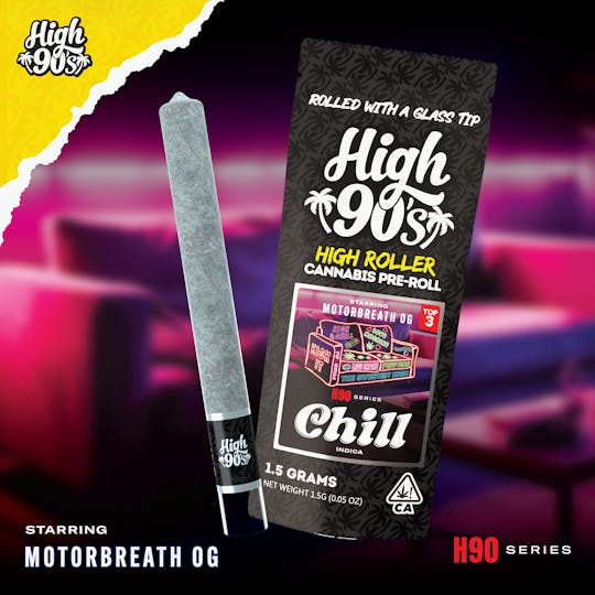 HIGH 90s - High 90s : Chill 1.5g High Roller Pre-Roll - 1