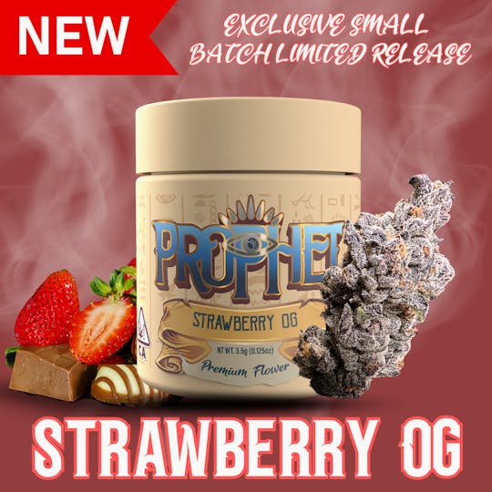 Prophet Brands - Strawberry OG, 3.5G, Indoor Organic Flower - 1